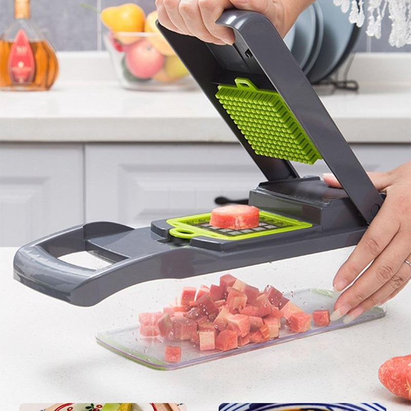 14-In-1 Vegetable Fruit Chopper Cutter Food Onion Veggie Dicer Slicer Kitchen